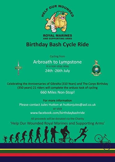 350th RM bike ride
