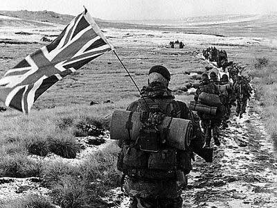 famous falkland yomp